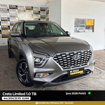 HYUNDAI CRETA 1.0 TGDI FLEX LIMITED AUTOMÁTICO HYUNDAI CRETA 1.0 TGDI FLEX LIMITED AUTOMÁTICO